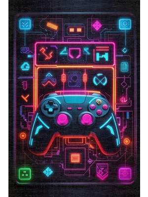 Nolane Kadife Oyuncu Odası Halısı Kaymaz Pamuk Tabanlı Yıkanabilir Antibakteriyel Gamer, Gaming