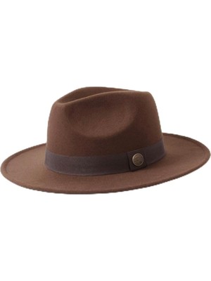 Laviyonsa Camel Kovboy Keçe Şapka Unisex-1