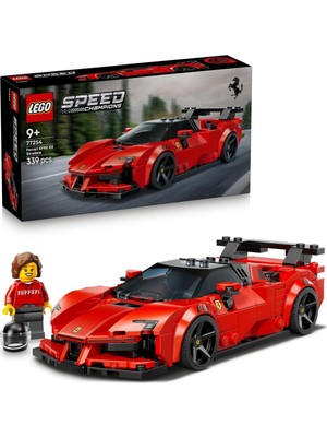 LEGO Speed Champions Ferrari SF90 Xx Stradale Spor Araba 77254-9 Yaş ve Üzeri Çocuklar Için Mini
