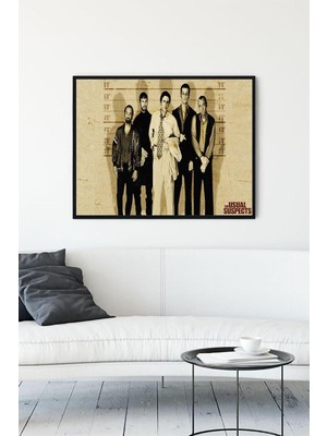 (PSTER13756) The Usual Suspectsfilm Afişi Çerçeveli Tablo 2 (50X70CM)