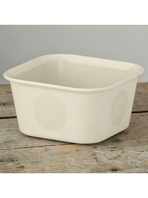 Mey İthalat Ikea Nojig Kutu, Bej, 10X10X5 Cm, Dolap Içi Düzenleyici