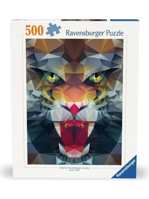 Puzzle Köşeli Aslan Yapboz