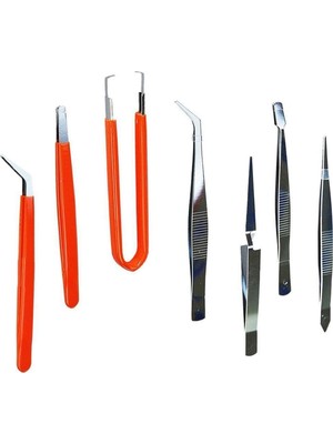 7 Parça Antistatik Cımbız Seti – Elektronik, Bilgisayar, Telefon ve Tv Tamiri Için Profesyone