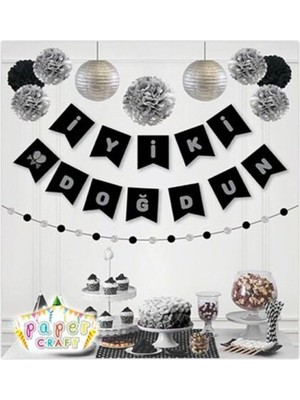 Iyi Ki Doğdun Yaldızlı Banner 2323012121200212