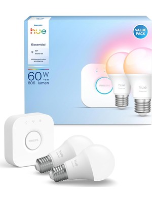 2 Li E27 Ampul Başlangıç Seti 806 Lumen