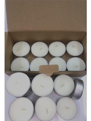 Mum Maxi Tealight 2'li Kokulu Uzun Süreli Işık ve Sıcaklık Keyfi BEYAZ24