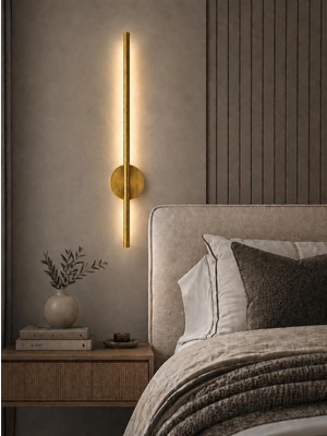 Flame Sarjlı LED Aplik / 8W / 3200K Gün Işığı / 75CM / Duvar Tipi/tablo Dekoratif Işık (Eski