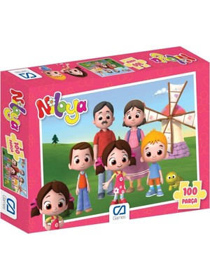 Lisanslı 100 Parça 34X24CM Çocuk Puzzle Yapboz Serisi