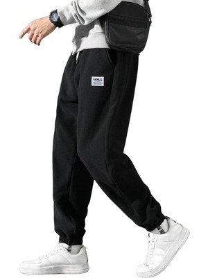 Genıus Store Erkek Polar Kumaş Oversize Erkek Eşofman Altı