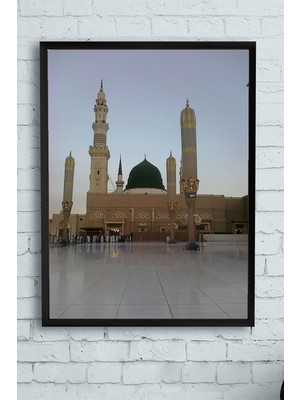 (PSTER12183) Medine Kutsal Mekan Çerçeveli Tablo (50X70CM)