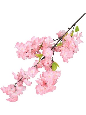 Nettenevime Yapay Çiçek Bahar Dalı Japon Kiraz Çiçeği 90 cm Koyu Pembe