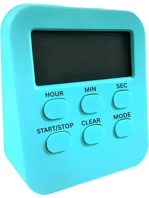 Mini Saat - Dijital Masa Saati - Araç Saati Alarm Kronometre - Mini