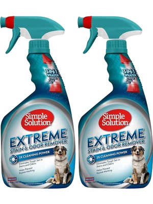 Simple Solution Köpekler Için Extreme 3 Kat Etkili Leke ve Koku Giderici Ev ve Araç Halı Döşem