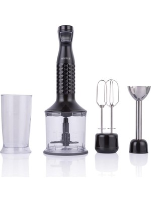 Arnıca GH21480 Diamond Blender Set (Siyah)