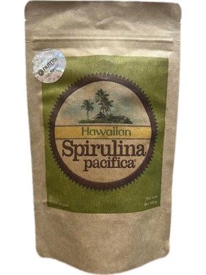 Hawaiian Spirulina Pacifica - 100G Toz Paket - Hawaii'den Spirulina - Raw Vegan Superfood - Bitkisel