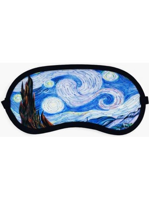 Van Gogh Yıldızlı Gece Tasarımlı Uyku Bandı