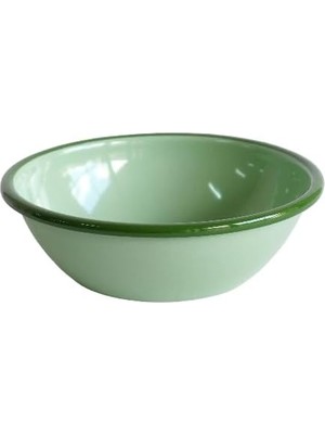 Elifle Emaye Kase 20 cm Mint / El Yapımı, Sağlıklı ve Şık Sunumlar Için