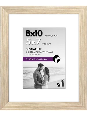 11X14 Resim Çerçevesi - Mat ile 5x7 Çerçeve Veya 11X14 Çerçeve Olarak Kullanın - Kırılmaya