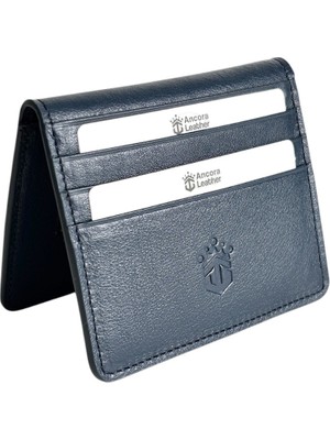 Ancora Leather Hakiki Deri Para Bölmeli Çıtçıtlı PORTFÖY-UNISEX-26210