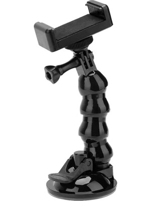 AX-231T Vantuzlu Araç Içi Esnek Kamera ve Telefon Tutucu – Gopro, INSTA360, Djı Osmo Action, Ak