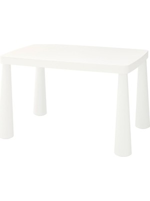 Ikea Çocuk Oyun Masası,dikdörtgen Beyaz Renk Meridyendukkan 77X55 cm Iç-Dış Mekan Kullanımı