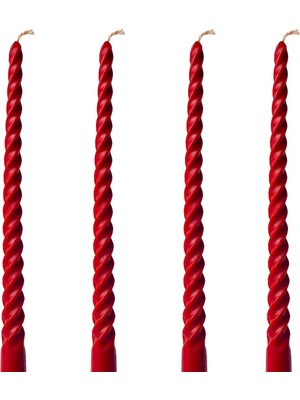 Adet 27.5cm Mum Konik Şamdan Mumu Doğal Petek Mum Dekoratif Kırılmaz Damlamaz Mum Beeswax Candle