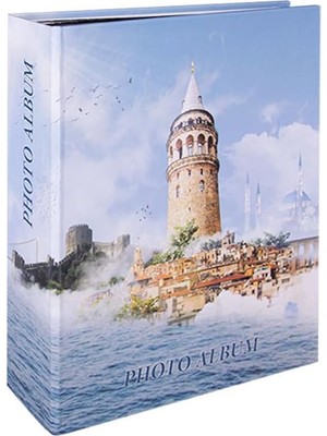 Rabsev RS306 Fotoğraf Albümü 10X15CM 200 Fotoğraf Kapasiteli Istanbul Desenli Lüks Albüm