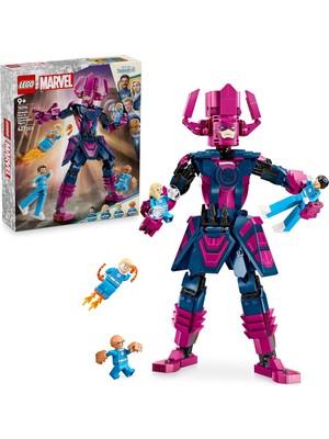 ǀ Marvel Fantastik Dörtlü, Galactus Yapım Figürüne Karşı 76316-9 Yaş ve Üzeri Çocuklara S