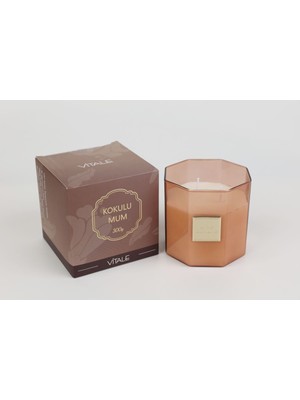Vitale Sole Amber Köşeli 300G  Mum AK.LF0009