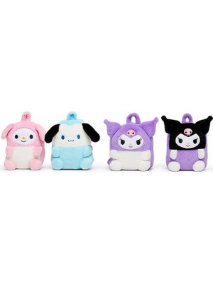 Royaleks Peluş Kuromi My Melody ve Cinnamoroll Sırt Çantası ALK3008