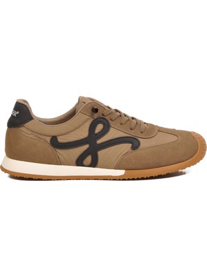 Voyager Camel Bağcıklı Hafızalı Tabanlı Retro Stil Erkek Günlük Ayakkabı Sneaker E472 M