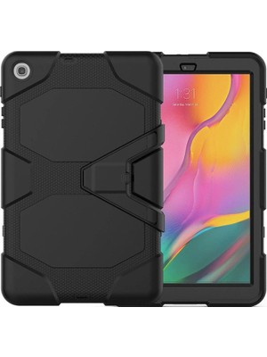 Royaleks Samsung Galaxy T510 Tab A 10.1 Kılıf Griffin Tablet Kapak - Siyah