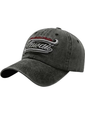 Uniquetrenders Unisex Eskitme Hawaii Nakışlı Ayarlanabilir Beyzbol Kep Şapka