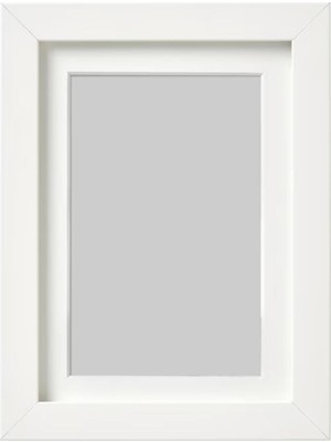 Rödalm 13X18 cm Beyaz Ahşap Çerçeve, Derin Kalın Kenarlı Fotoğraf Resim Çerçevesi