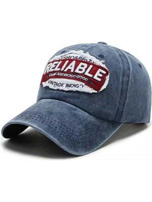 Uniquetrenders Unisex Eskitme Relıable Nakışlı Ayarlanabilir Beyzbol Kep Şapkası