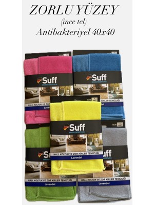 Suff Zorlu Lekeler Bezi (Ince Tırtık) 40X40 5 Farklı Renk Seçeneği