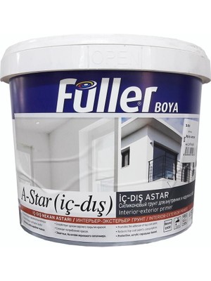 TeknoKapsül Füller A-Star Iç Dış Cephe Astar 10 kg Beyaz