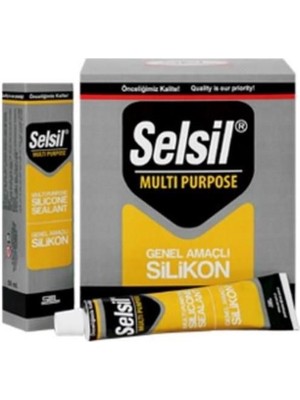TeknoKapsül Selsil Genel Amaçlı Tüp Silikon 50 ml Beyaz