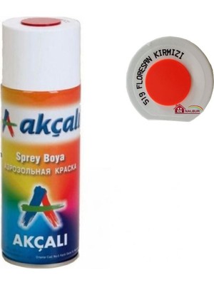 TeknoKapsül Akçalı Sprey Boya 400 ml 519 Florasan Kırmızı