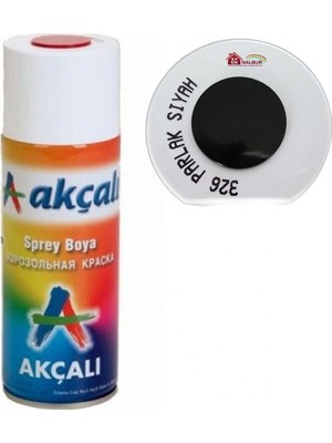 TeknoKapsül Akçalı Sprey Boya 400 ml 326 Parlak Siyah