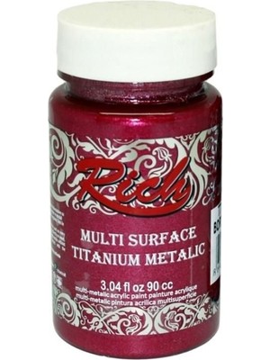 TeknoKapsül Rich Multi Surface Titanium 2548 Bordo Metalik 90 cc