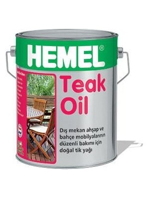 TeknoKapsül Hemel Teak Oil 1. Sınıf Tik Yağı 2,5 Litre