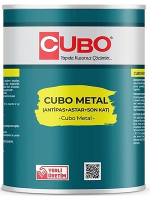 TeknoKapsül Cubo Metal Pas Boyası Ral 7016 Antrasit Gri 2,5 Litre