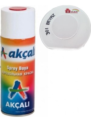 TeknoKapsül Akçalı Sprey Boya 400 ml 301 Parlak Beyaz