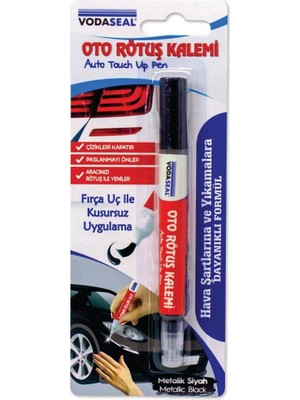 TeknoKapsül Vodaseal Oto Rötuş Kalemi Metalik Siyah 5 ml