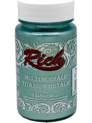 TeknoKapsül Rich Multi Surface Titanium 2550 Su Yeşili Metalik 90 cc