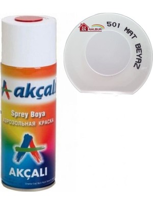 TeknoKapsül Akçalı Sprey Boya 400 ml 501 Mat Beyaz
