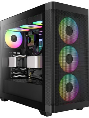 TeknoKapsül PANTHERA-02A, Amd Ryzen 7 5700, 16GB Ddr4 Ram, 500GB Nvme Ssd, 8gb Gddr7 RTX5060 Ekran Kartı, 2000W Kasa, Free Dos Oem Paket
