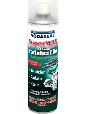 TeknoKapsül Vodaseal Süper Wax Çok Amaçlı Parlatıcı Cila 500 ml
