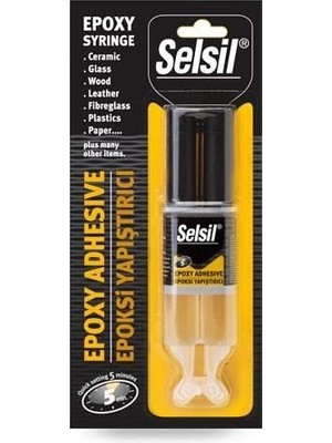 TeknoKapsül Selsil Epoksi Yapıştırıcı Genel Kullanım 28 gr